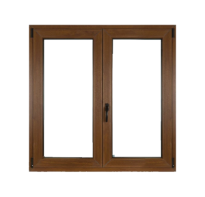 نافذة بني PVC brown window